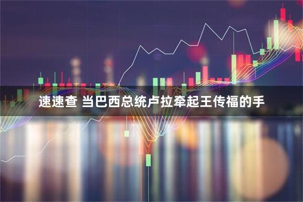 速速查 当巴西总统卢拉牵起王传福的手